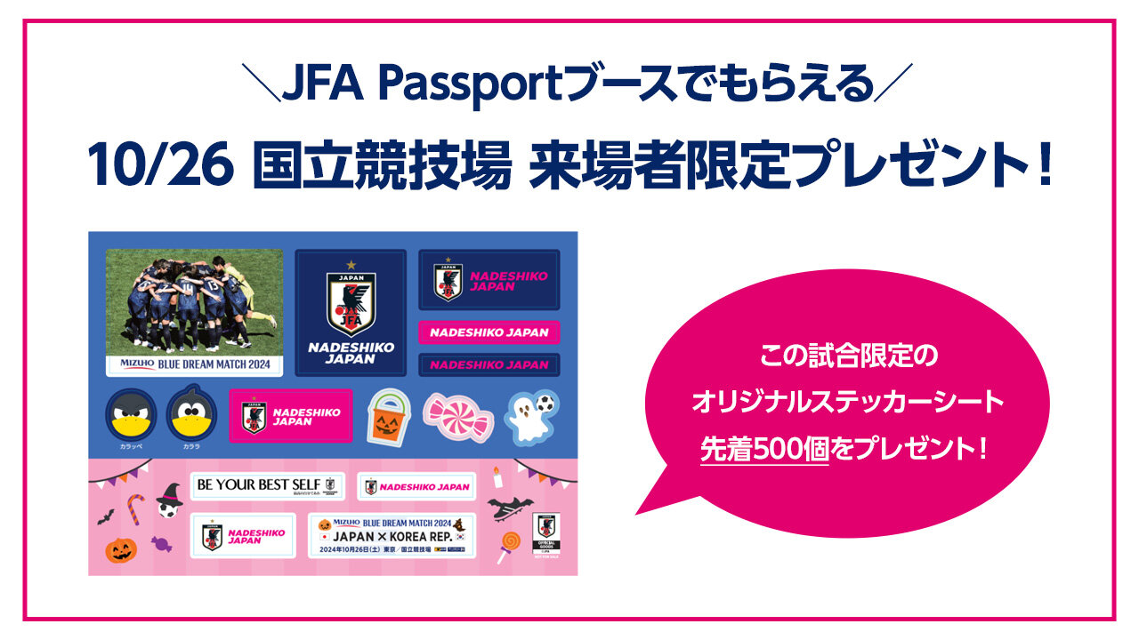 JFA Passportプレゼント